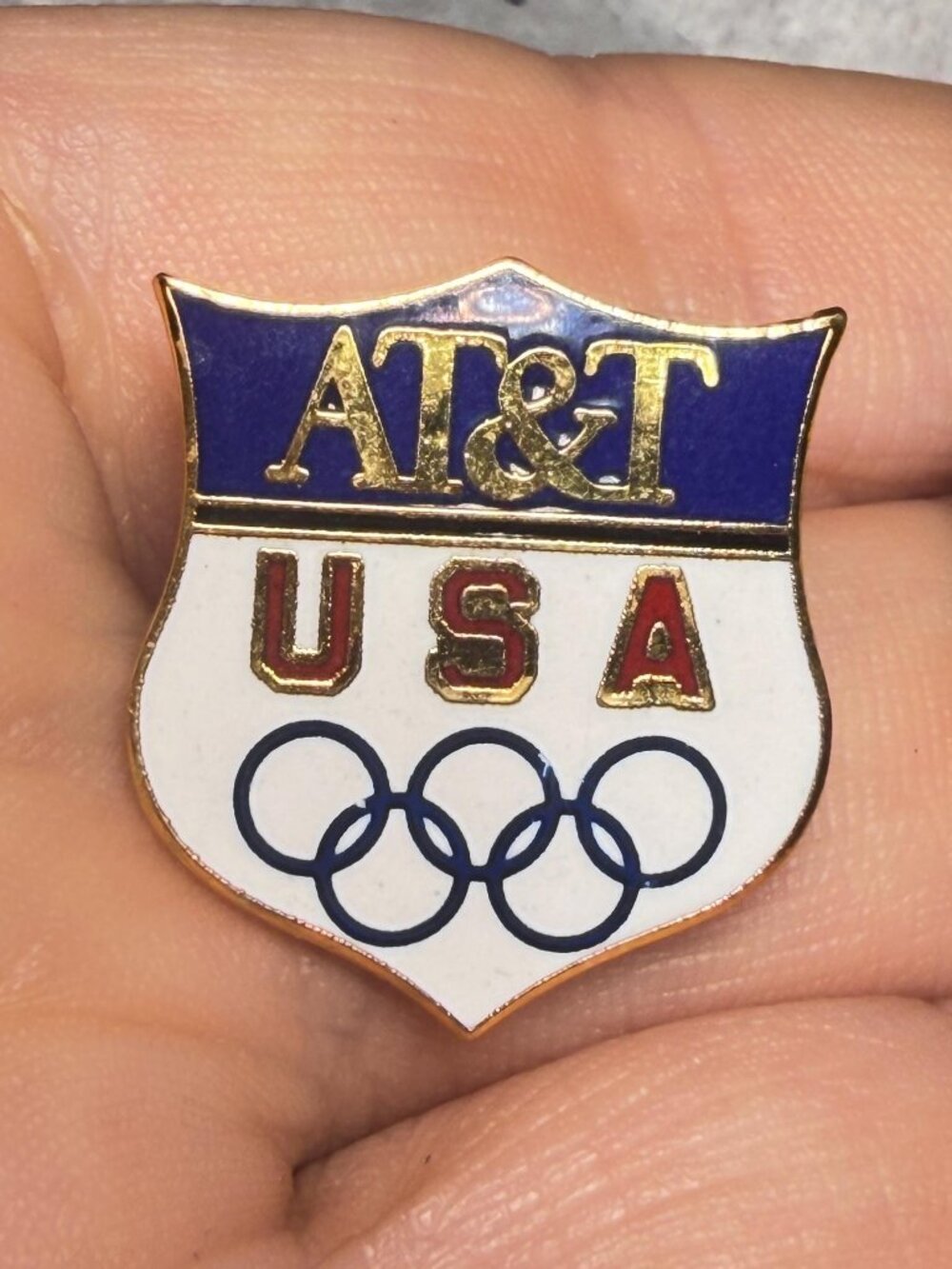 Vintage AT&T Lapel Pins Set of 3 Olympic Florida Volunteer 1992 - Picture 4 of 13